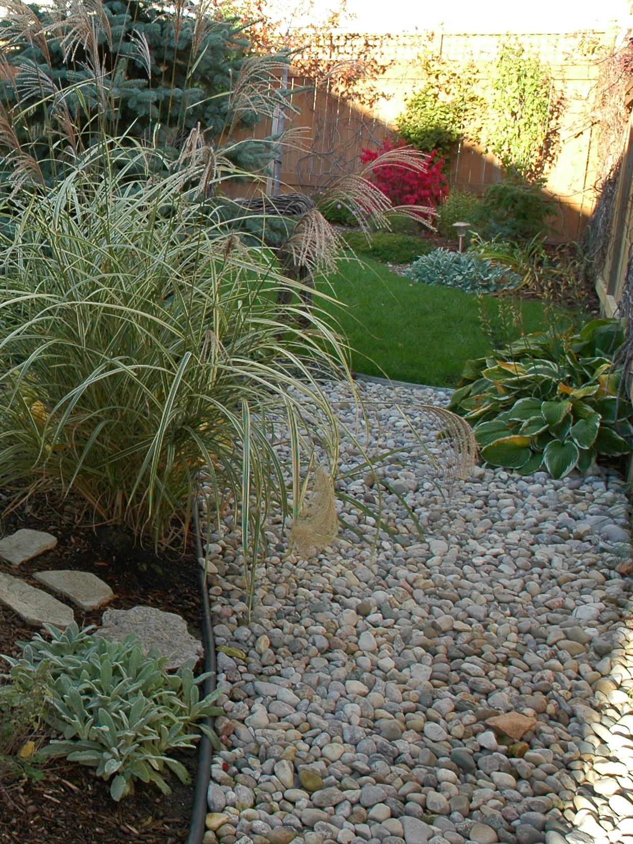 french drain installed by BEST on the side of a Byron Home 