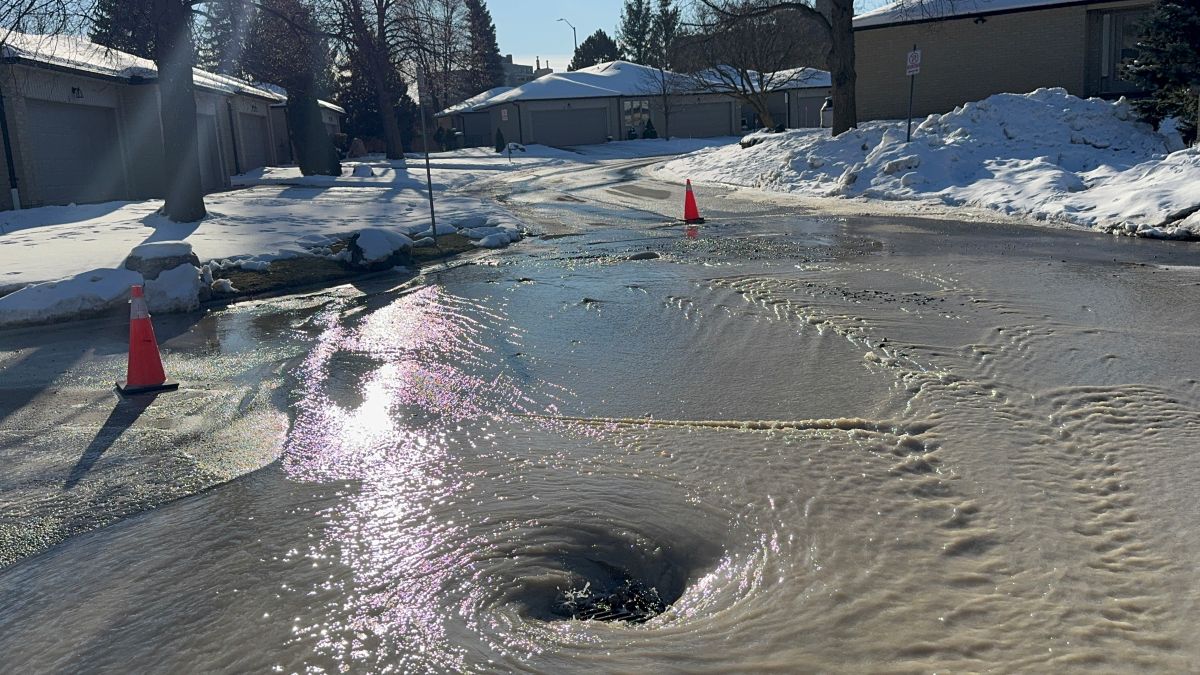 Basement drain backing up during heavy rain