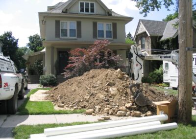 Residential Sanitary Sewer repair installation