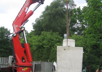 Septic system installation