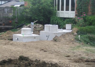 Septic system installation residential