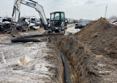 Stormwater management trench