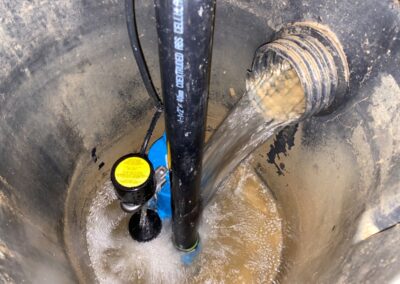 Sump pump freeze