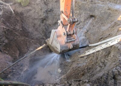 Water main break