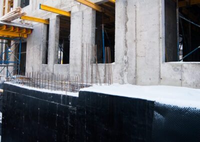 Waterproofing new foundation